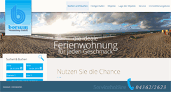 Desktop Screenshot of borsum-vermietung.de